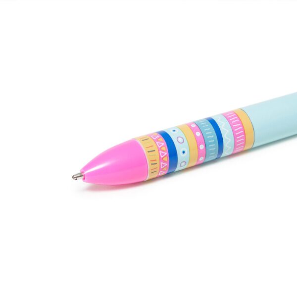 Penna A Due Colori Click & Clack Flamingo