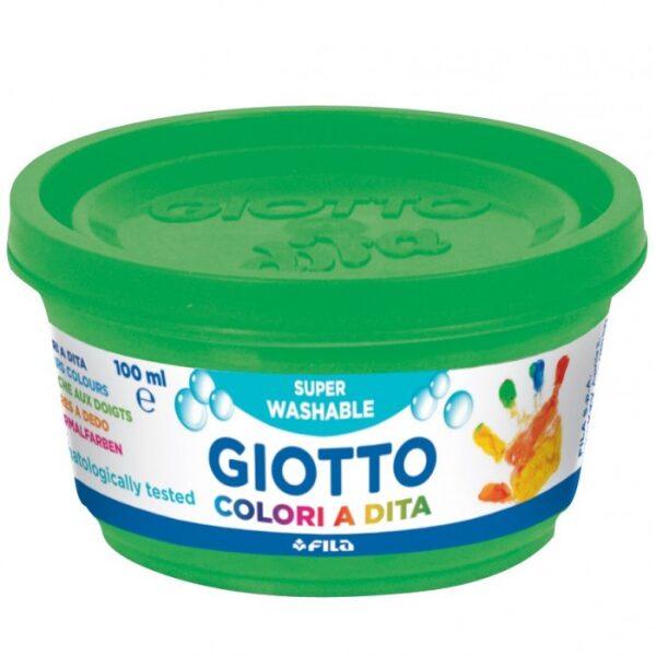 Colori A Dita Giotto 100 Ml. Scatola Da 6 Colori Fila - Flooky