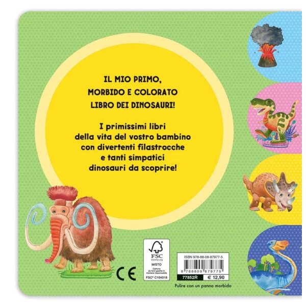 Il mio primo atlante dei dinosauri. Con adesivi. Ediz. illustrata -  9788855621397 in Libri con adesivi