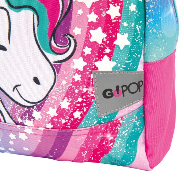 Zaino Asilo 25,5X34,5X11,5 Unicorno Gopop - Giochi Preziosi - Flooky